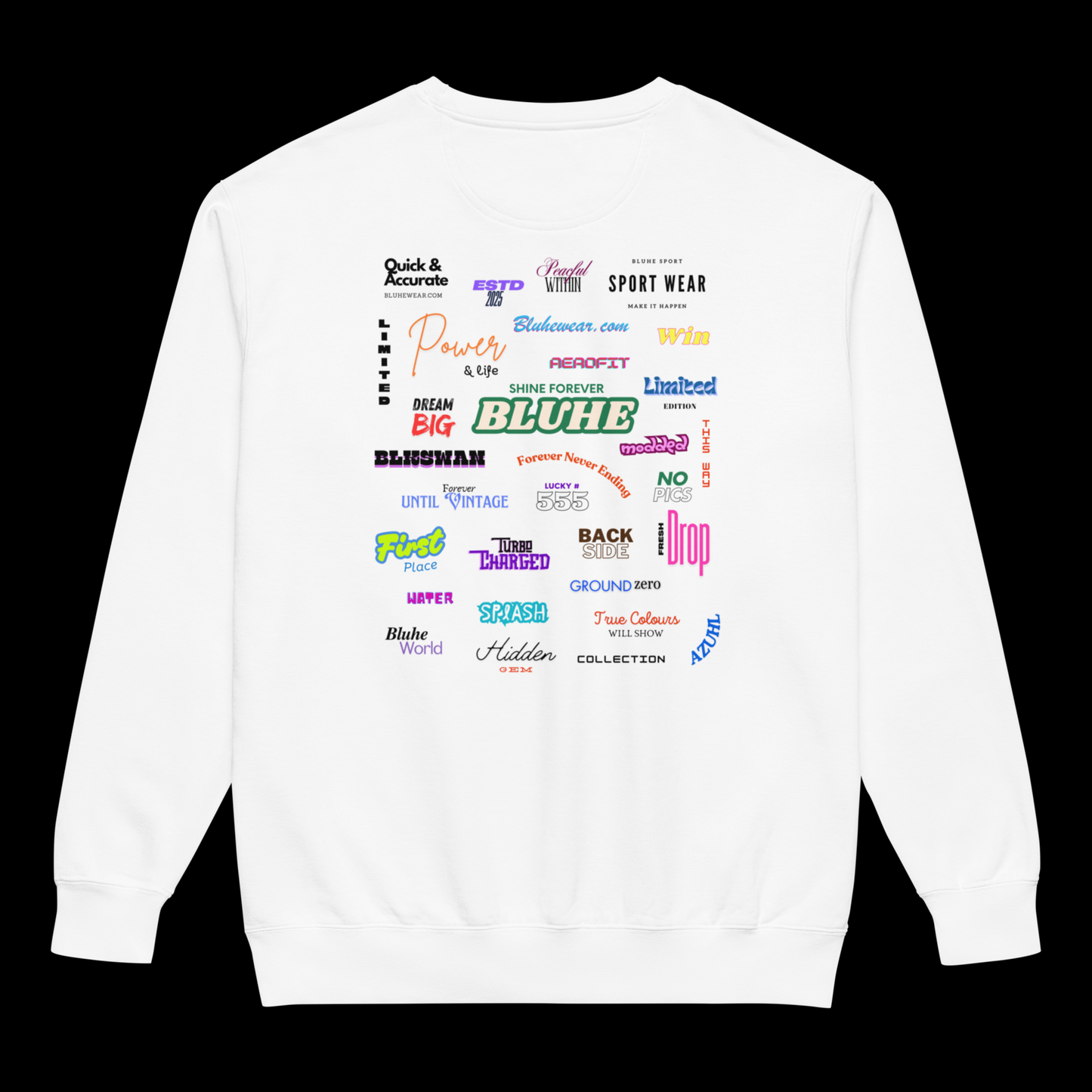 Bluhe STAR 001 Unisex Crew Neck (Graphic)