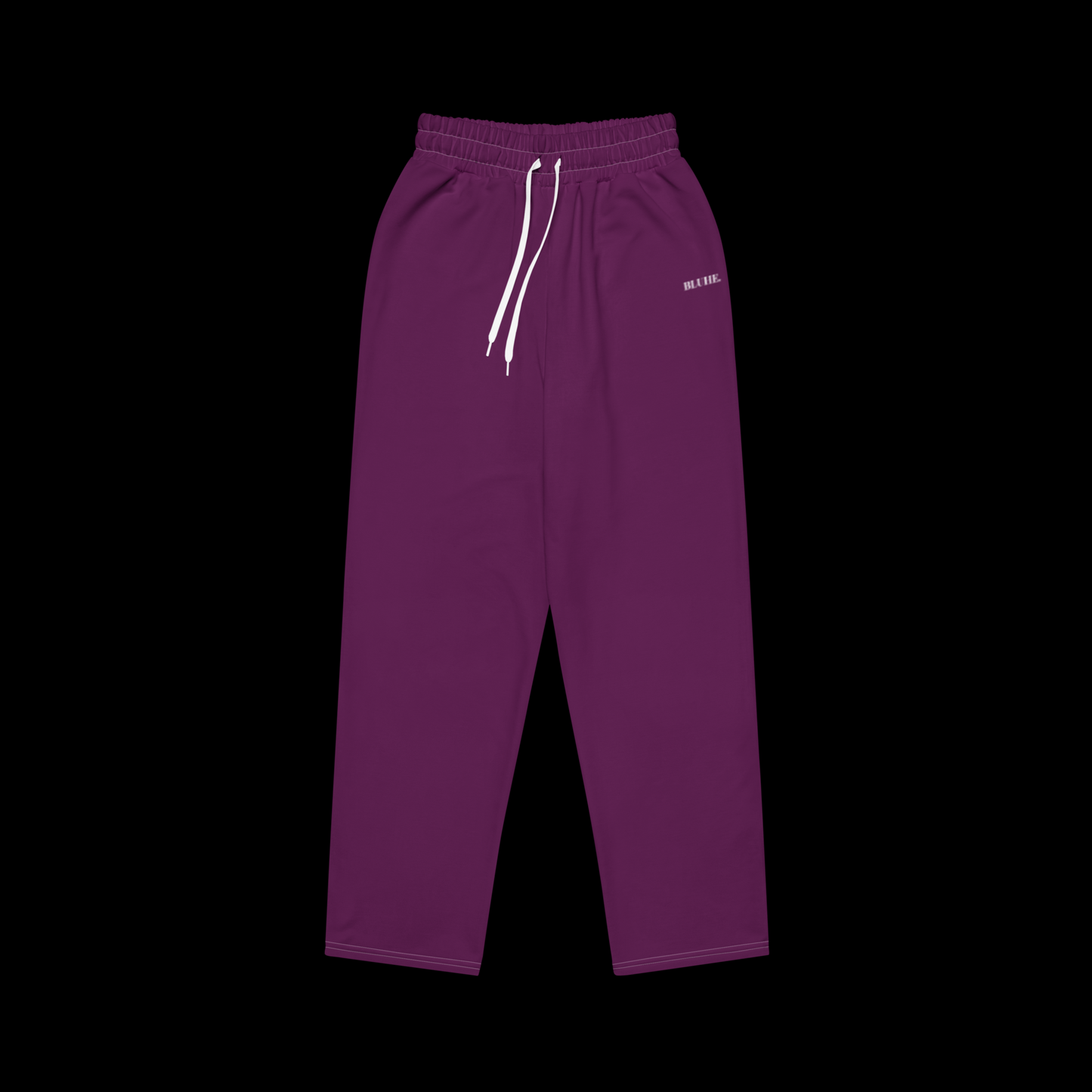 Bluhe Wide Leg Joggers (Tyrian Purple)