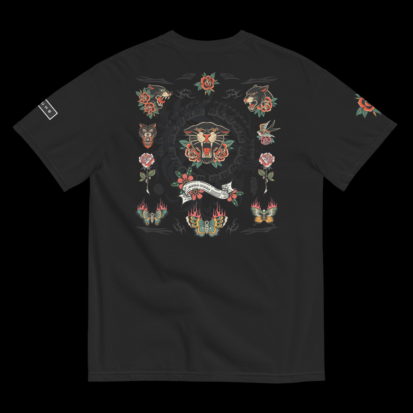 Bluhe CHAOS 2.0 BLK Edition 001 Unisex Tee (Full Graphic)
