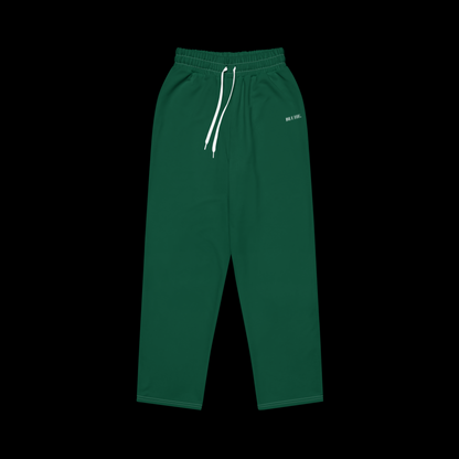 Bluhe Wide Leg Joggers (Racing Green)