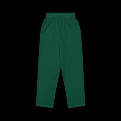 Bluhe Wide Leg Joggers (Racing Green)