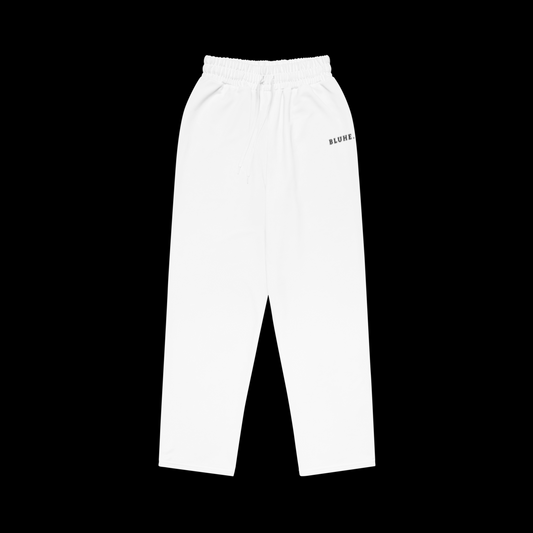 Bluhe Wide Leg Joggers (White)