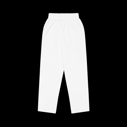 Bluhe Wide Leg Joggers (White)